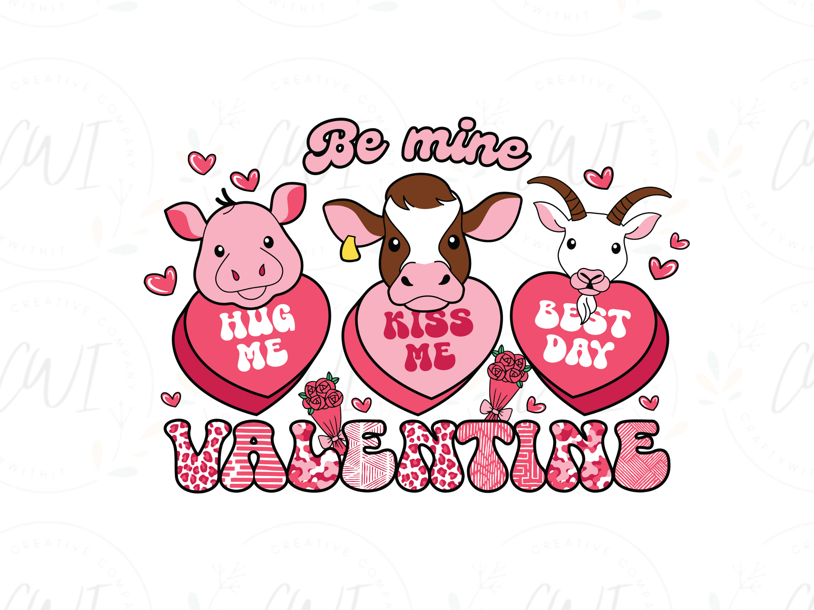 Valentines - Be Mine - DTF Transfer