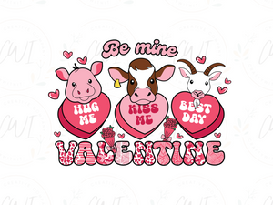 Valentines - Be Mine - DTF Transfer