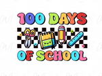 Load image into Gallery viewer, School - 100 Day&#39;s Of School With Supplies - DTF Transfer
