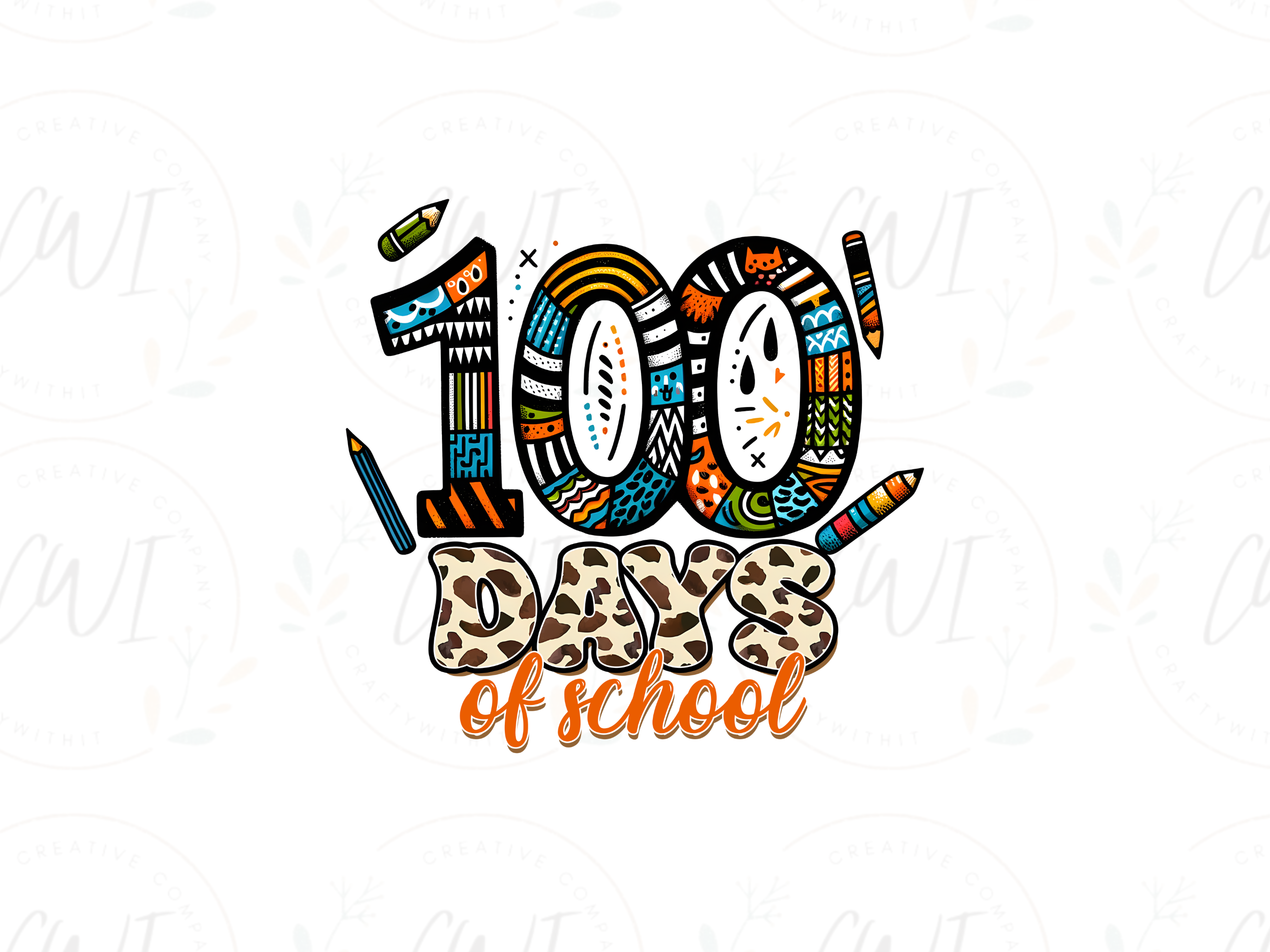 School - 100 Days Of School - Direct To Film Transfer