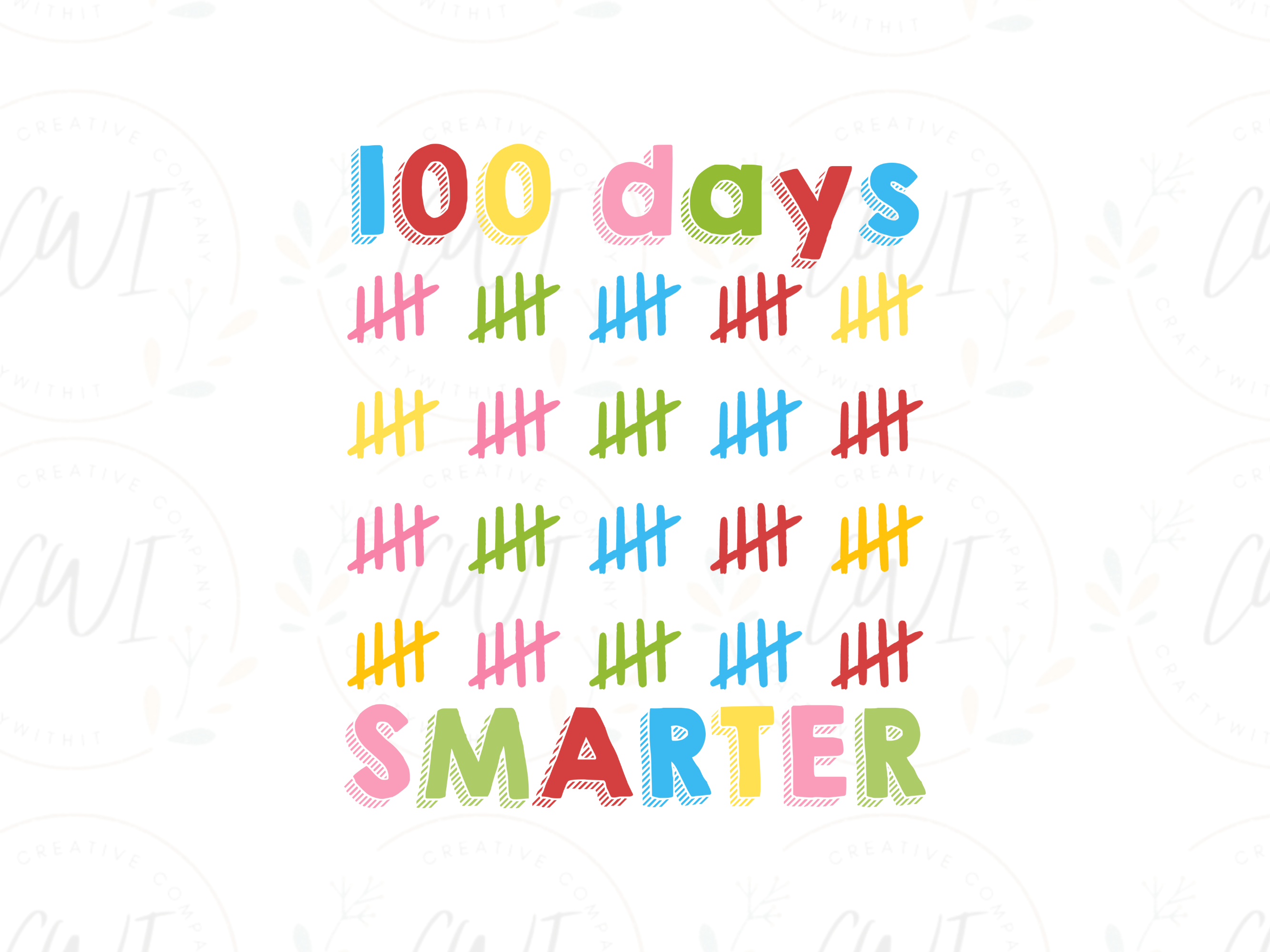 School - 100 Days Smarter - Direct To Film Transfer