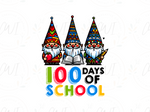 Load image into Gallery viewer, School - Gnomes 100 Days Of School - Direct To Film Transfer
