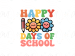 Load image into Gallery viewer, School - Happy 100 Days Of School - Direct To Film Transfer
