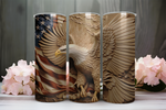 Load image into Gallery viewer, Bold Eagle With American Flag - Digital Download
