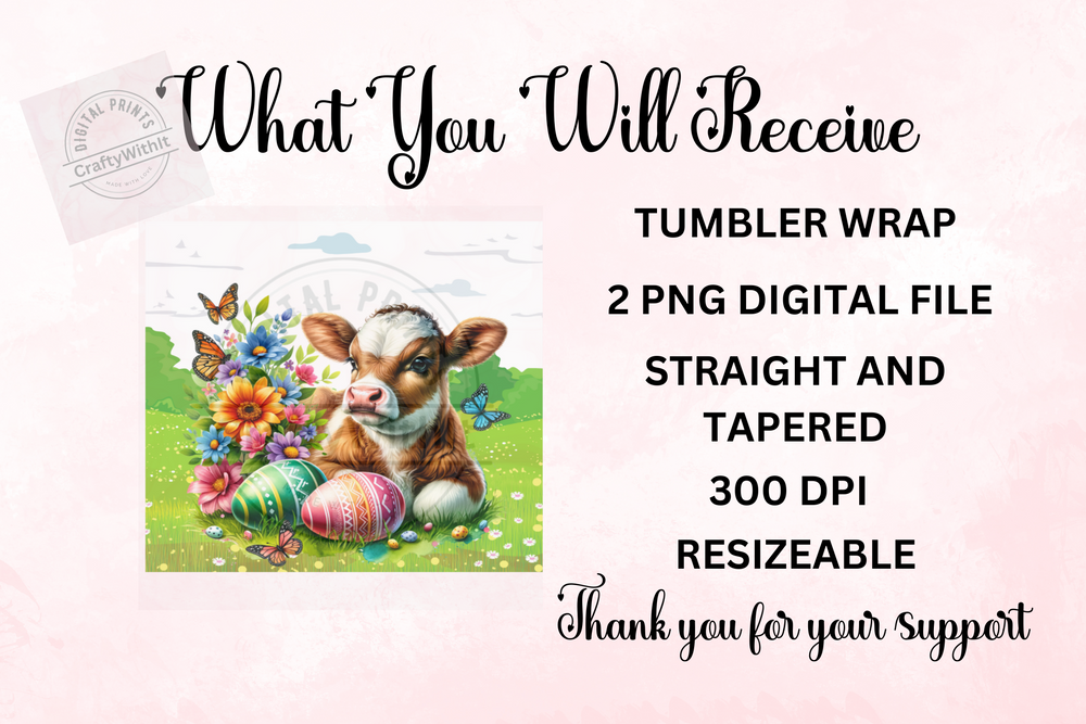 Highland Cow Easter 3 - Digital Download