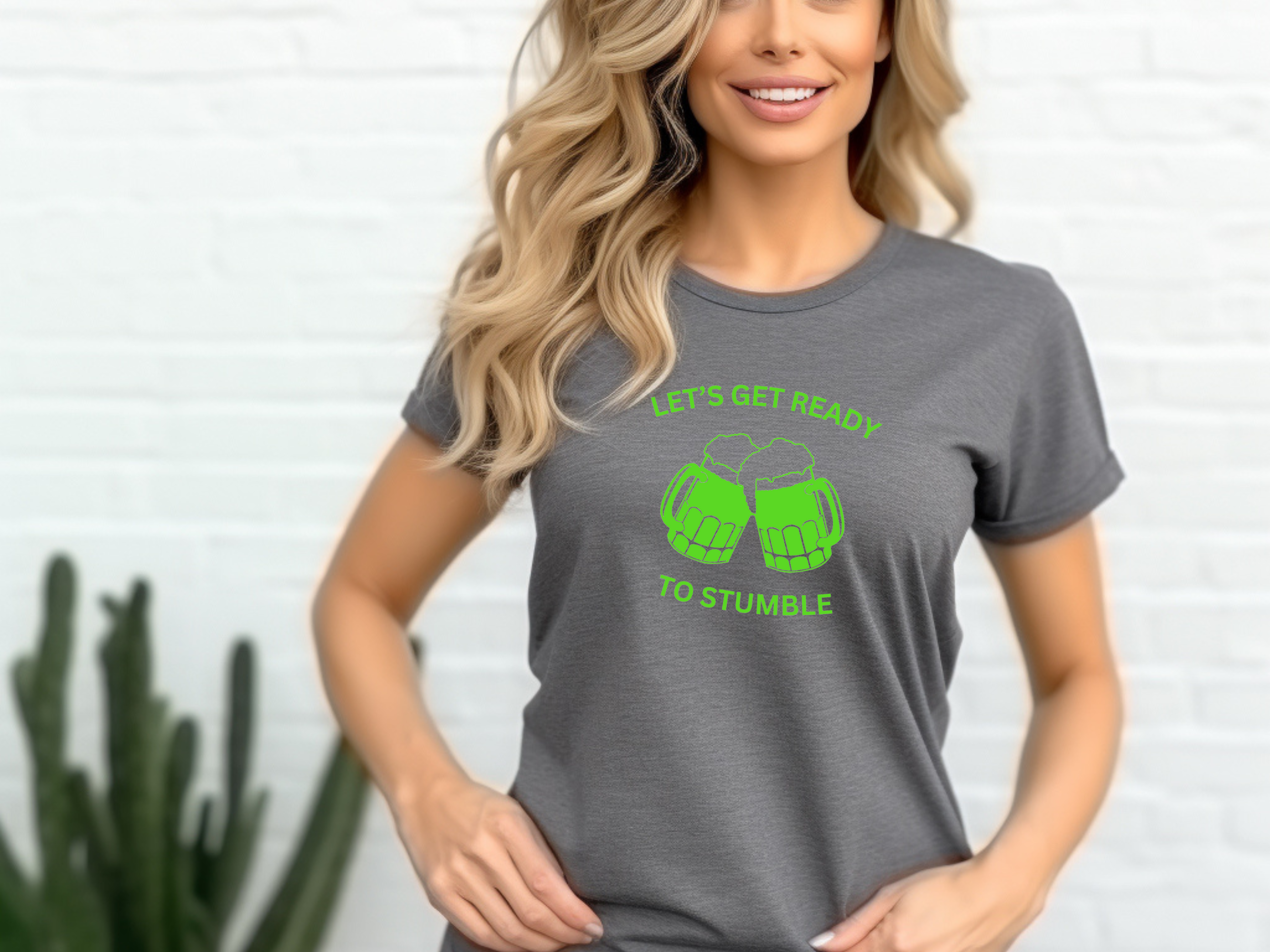 Lets Get Ready To Stumble- Adult T-Shirt