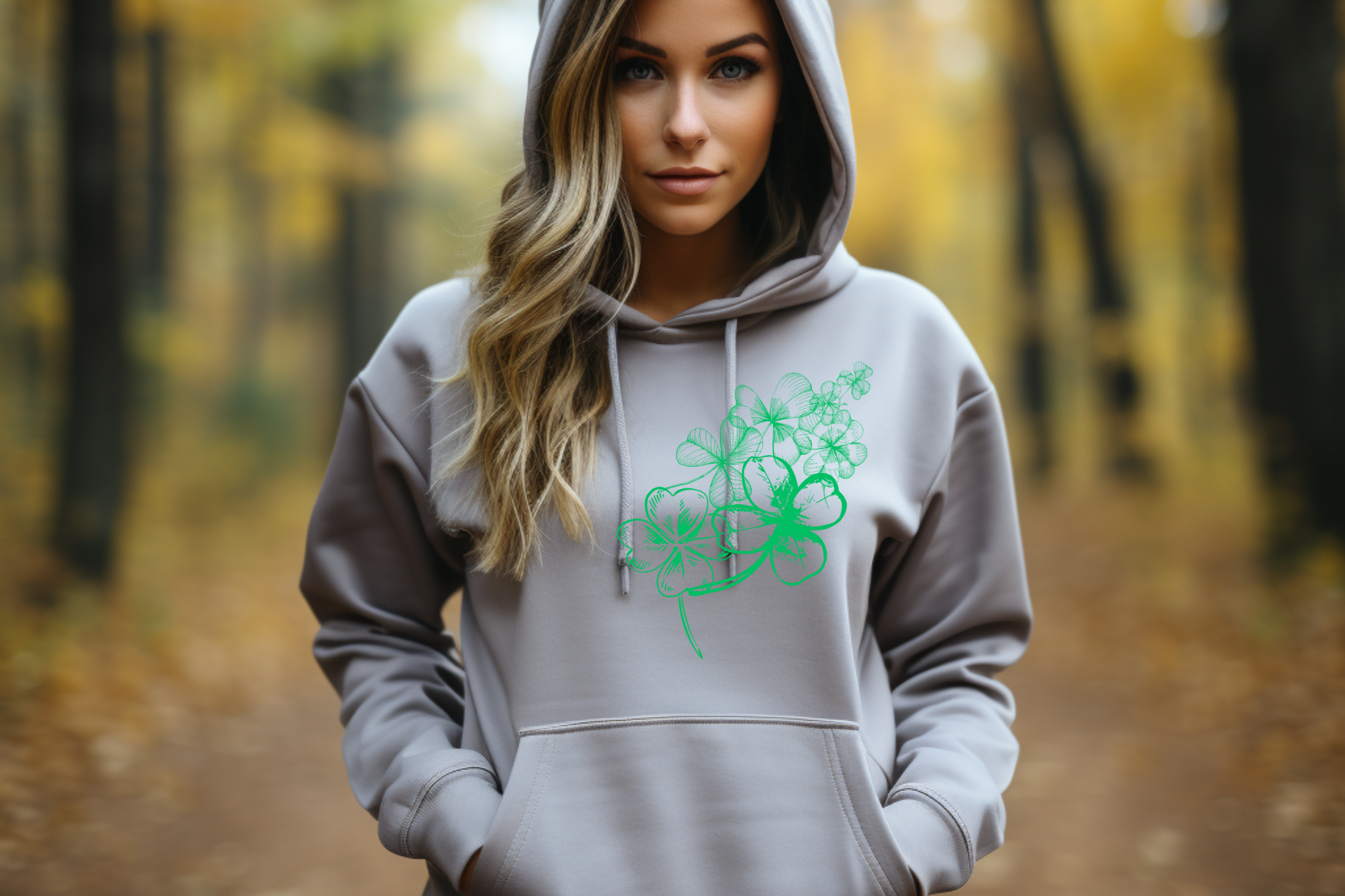 Shamrock - Adult Hoodie