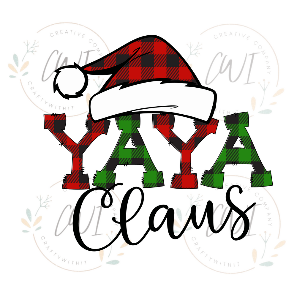 Christmas YaYa Claus - DTF Transfer