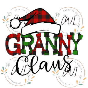 Christmas Granny Claus - DTF Transfer