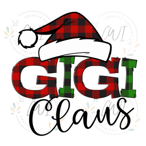 Christmas Gigi Claus - DTF Transfer