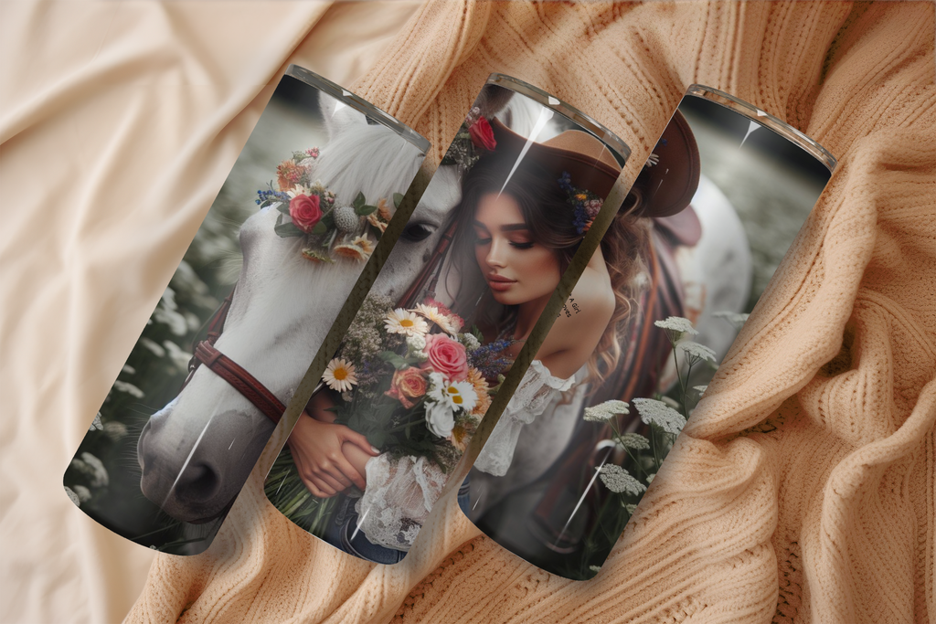 Just A Girl Who Loves Horses - Tumbler Digital Download