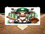 Load image into Gallery viewer, Highland Cow Baseball 1 License Plate - Digital Download
