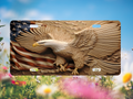 Bald Eagle With American Flag - License Plate Digital Download