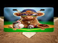 Highland Cow Baseball 2 - License Plate Digital Download