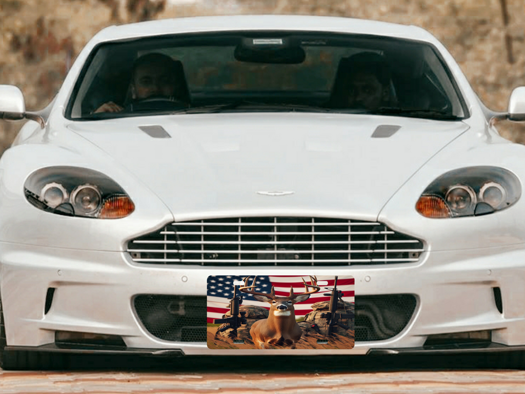 Deer Hunting - License Plate Digital Download
