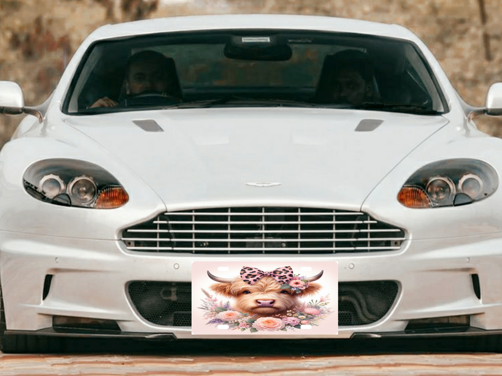 Highland Cow 1 - License Plate Digital Download