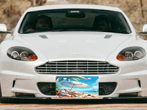 Beach 1 - License Plate Digital Download