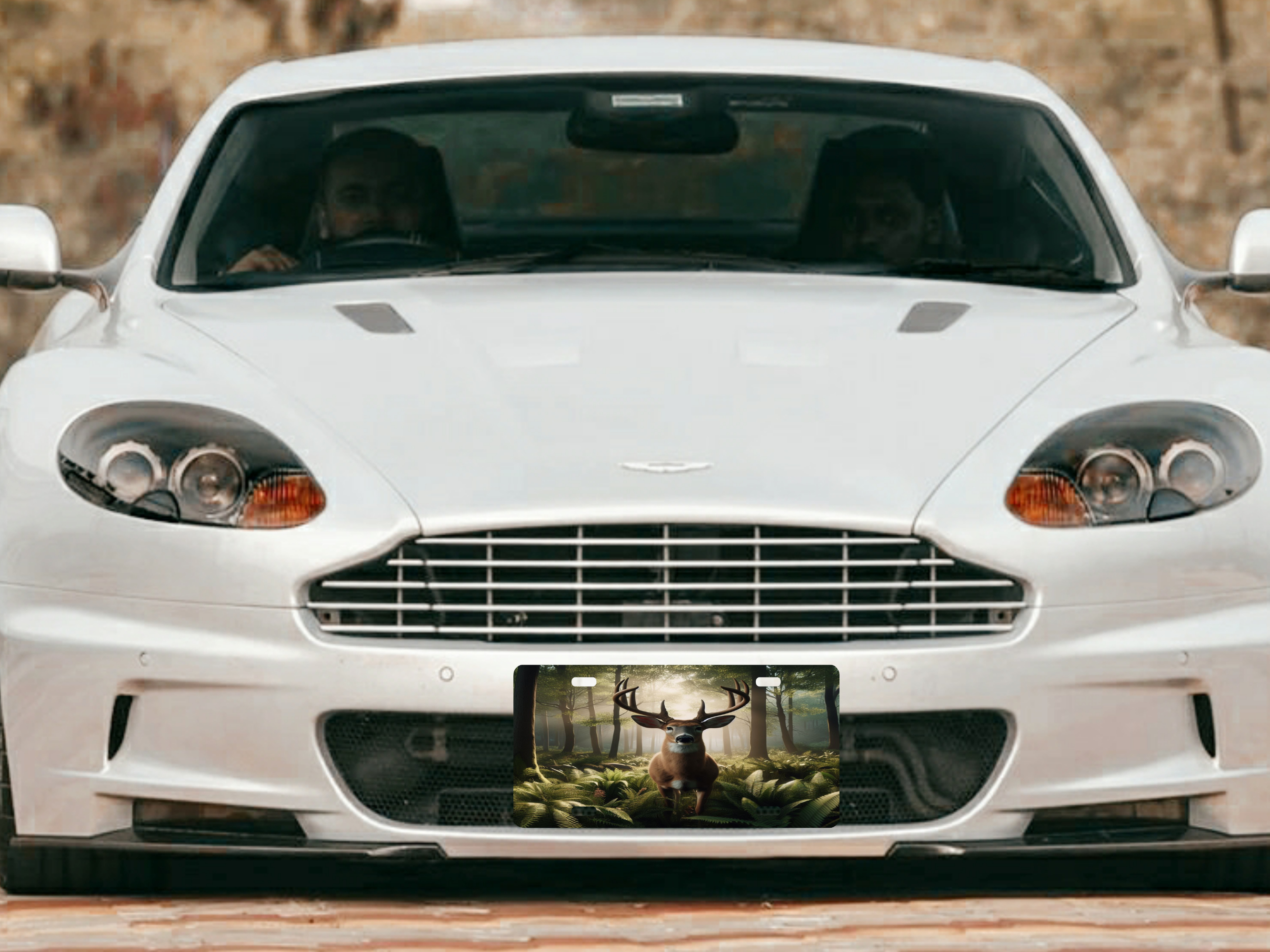 Buck In The Forest - License Plate Digital Download