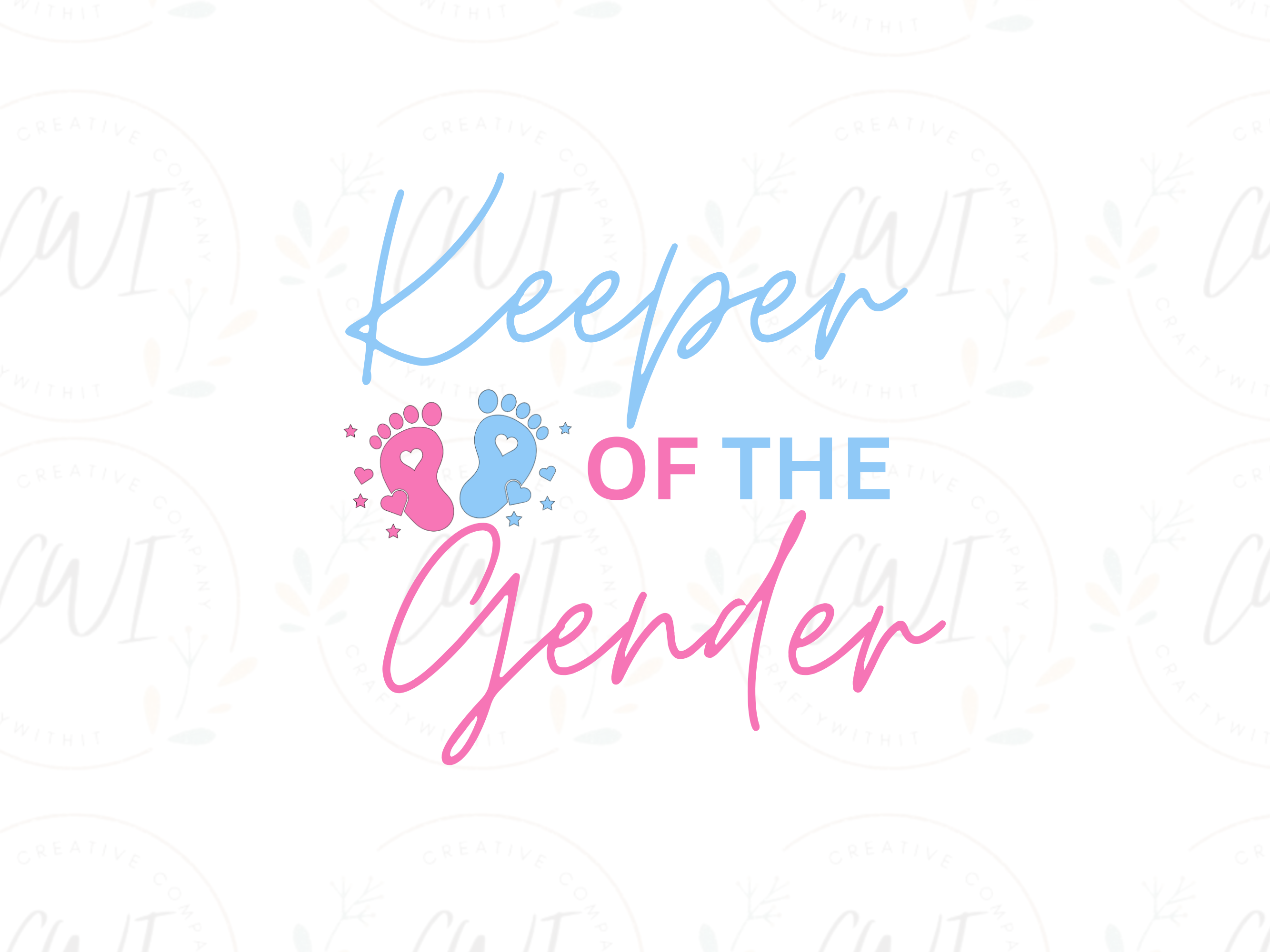 Baby Reveal - Keeper Of The Gender - Direct To Film Transfer