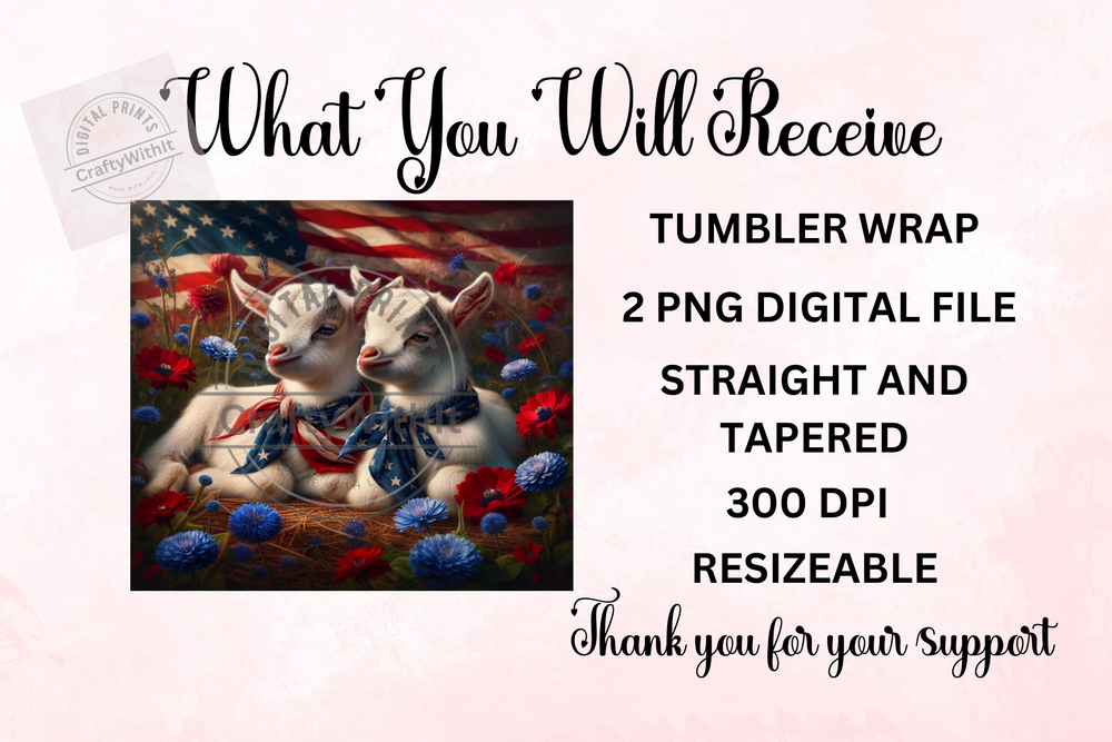 Goats Patriotic - Digital Download