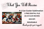 Load image into Gallery viewer, Goat Patriotic 4-1 Can Cooler - Digital Download
