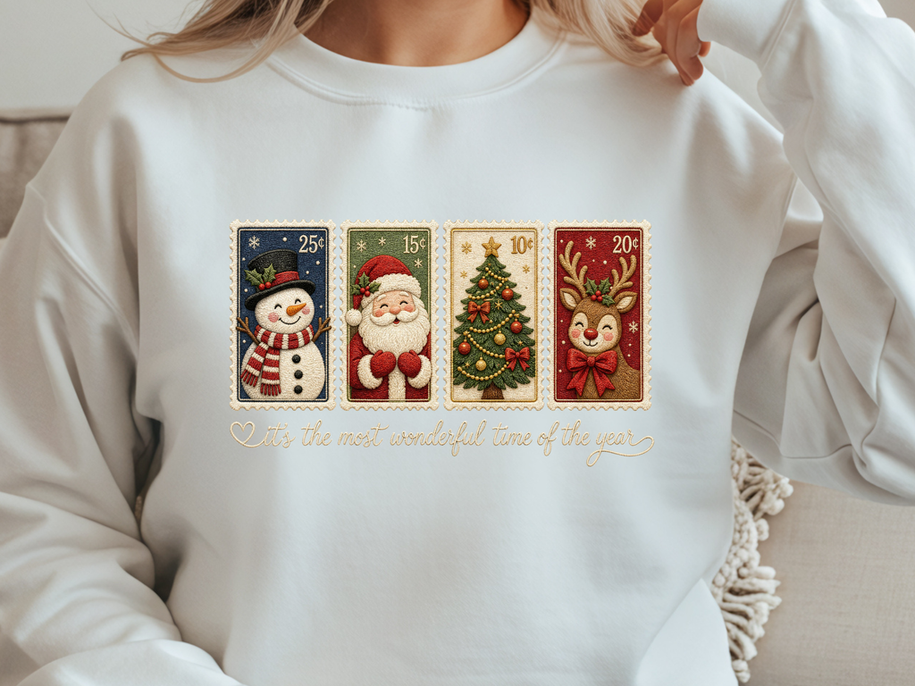 Most Wonderful Time of the Year Christmas Stamp - Youth/Adult Direct To Film Transfer