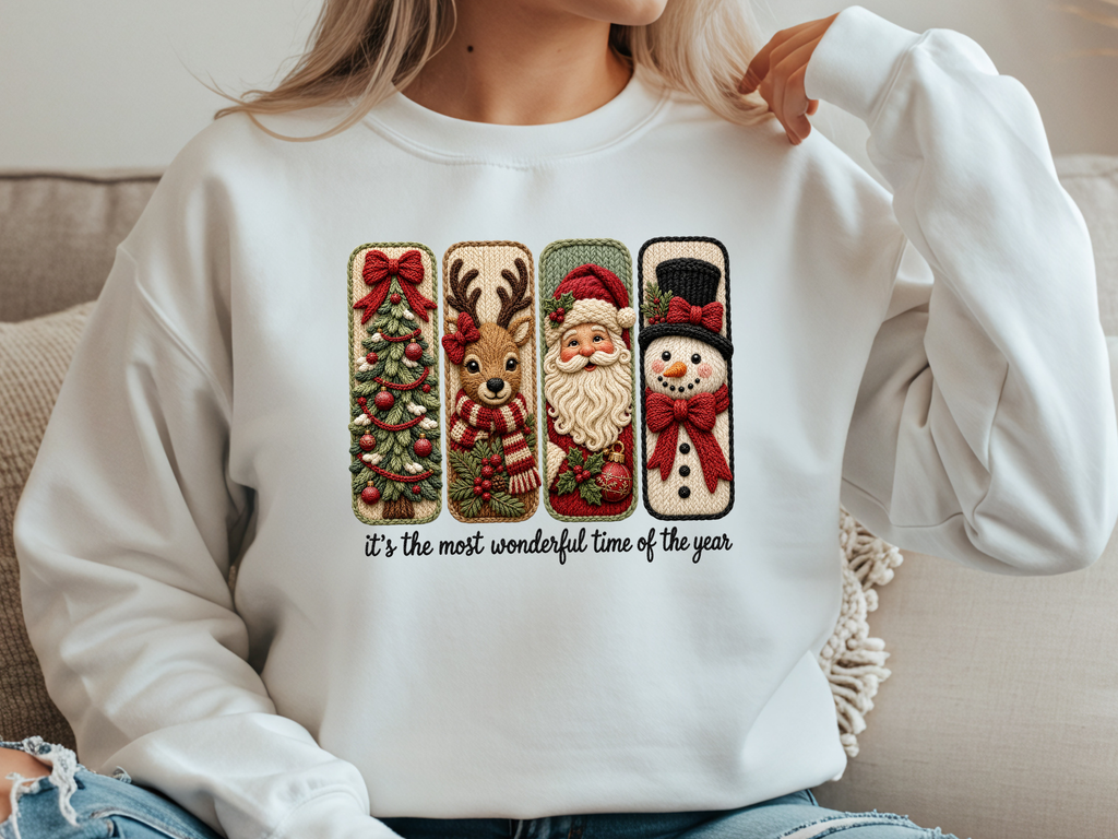 Most Wonderful Time of the Year Christmas DTF Transfer - Youth/Adult Direct To Film Transfer (Copy) (Copy)