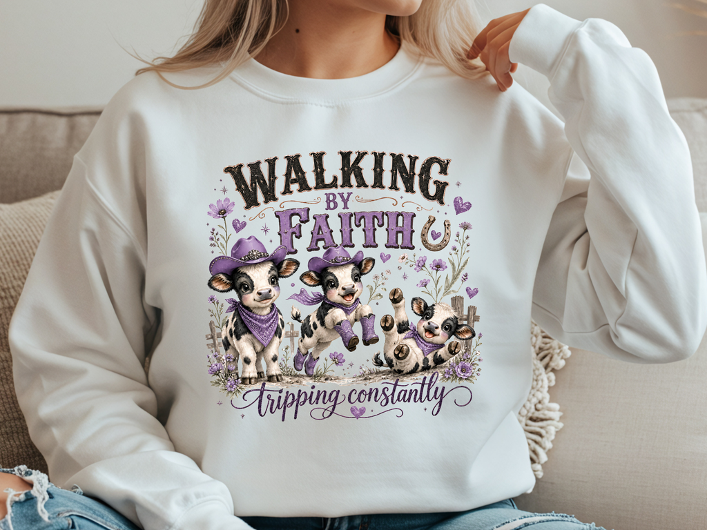 Walking By Faith Purple - Youth/Adult Direct To Film Transfer