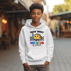 School - Taco Bout 100 Days Of School Youth Crewneck / Hoodie