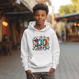 School - 100 Days Of School Youth Crewneck / Hoodie