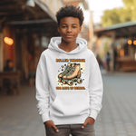 Load image into Gallery viewer, School - Rolled Through 100 Days Of School Youth Crewneck / Hoodie
