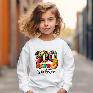 School - 100 Days Of School Youth Crewneck / Hoodie