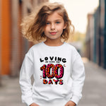 Load image into Gallery viewer, School - Loving My First 100 Days Of School Youth Crewneck / Hoodie
