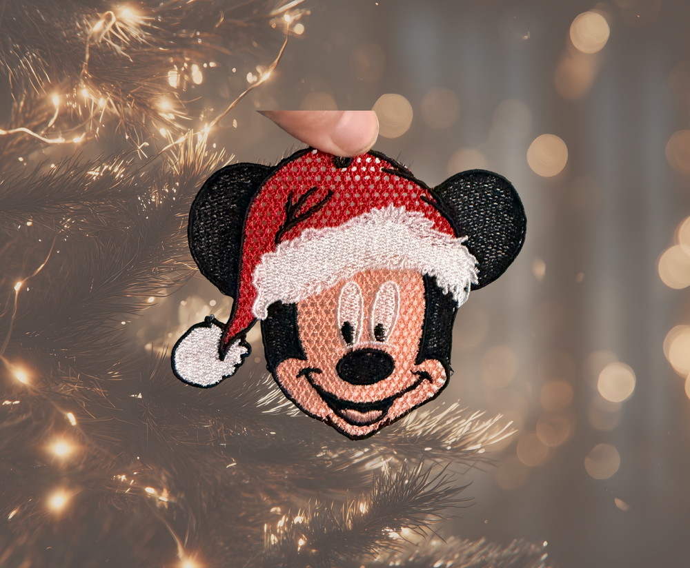 Mickey Mouse Ornament - Embroidery