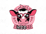 Load image into Gallery viewer, Valentines - Smooch Heifer Cow - DTF Transfer
