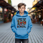 Load image into Gallery viewer, School - I Just Hit 100 Days Of School Youth Crewneck / Hoodie
