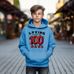 Load image into Gallery viewer, School - Loving My First 100 Days Of School Youth Crewneck / Hoodie
