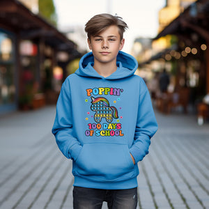 School - Poopin 100 Days Of School Youth Crewneck / Hoodie