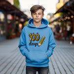 Load image into Gallery viewer, School - 100 Days Of School Cheetah Youth Crewneck / Hoodie
