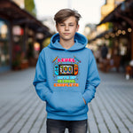 Load image into Gallery viewer, School - Level Up 100 Days Of School Youth Crewneck / Hoodie
