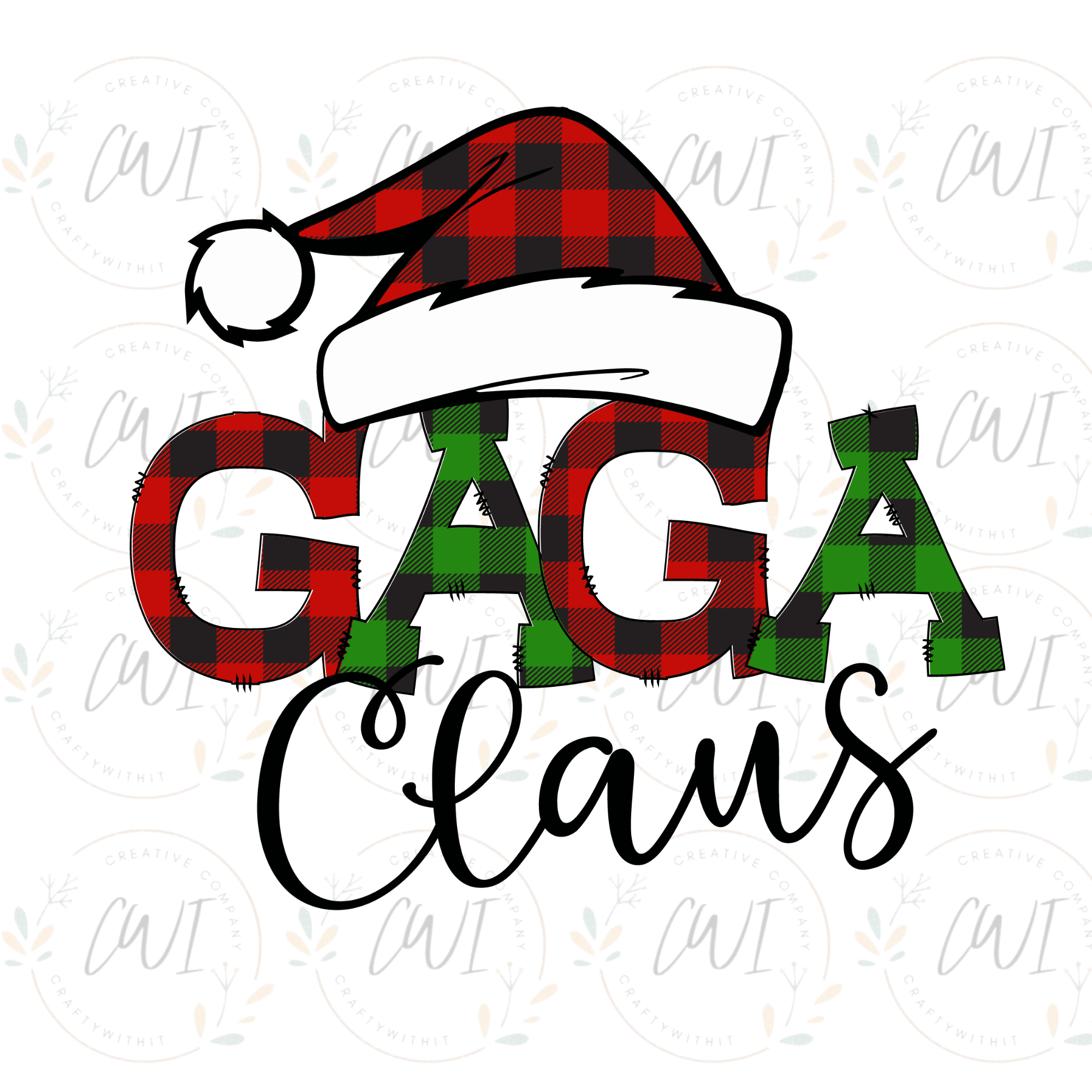 Christmas Gaga Claus - DTF Transfer