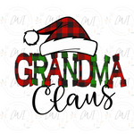 Load image into Gallery viewer, Christmas Grandma Claus - DTF Transfer
