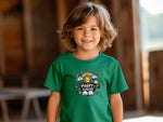 Load image into Gallery viewer, School - Happy 100 Days Of School Rainbow - Youth T-Shirt
