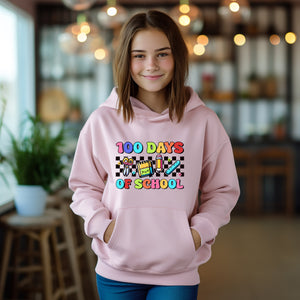 School - 100 Days Of School Youth Crewneck / Hoodie