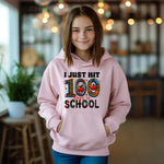 Load image into Gallery viewer, School - I Just Hit 100 Days Of School Youth Crewneck / Hoodie
