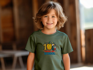 School - 100 Days Of School - Youth T-Shirt