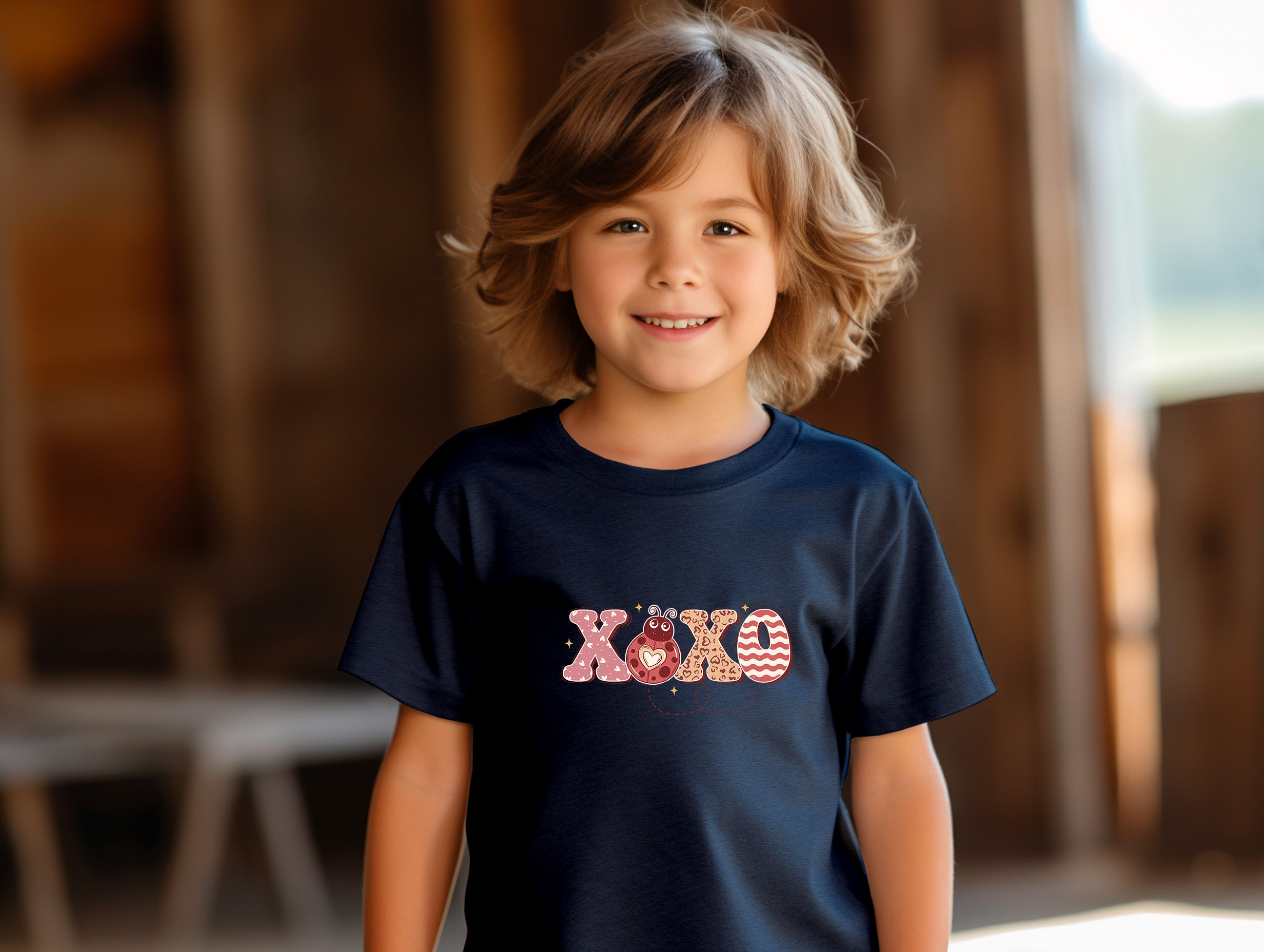 XOXO With Lady Bug - Youth T-Shirt