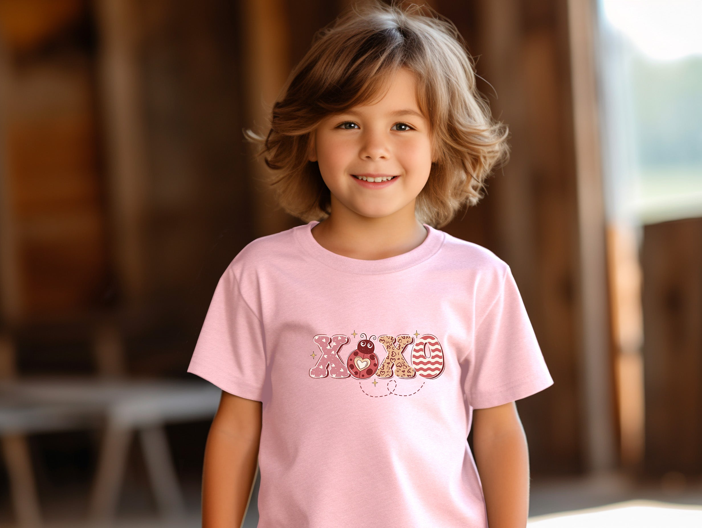 XOXO With Lady Bug - Youth T-Shirt