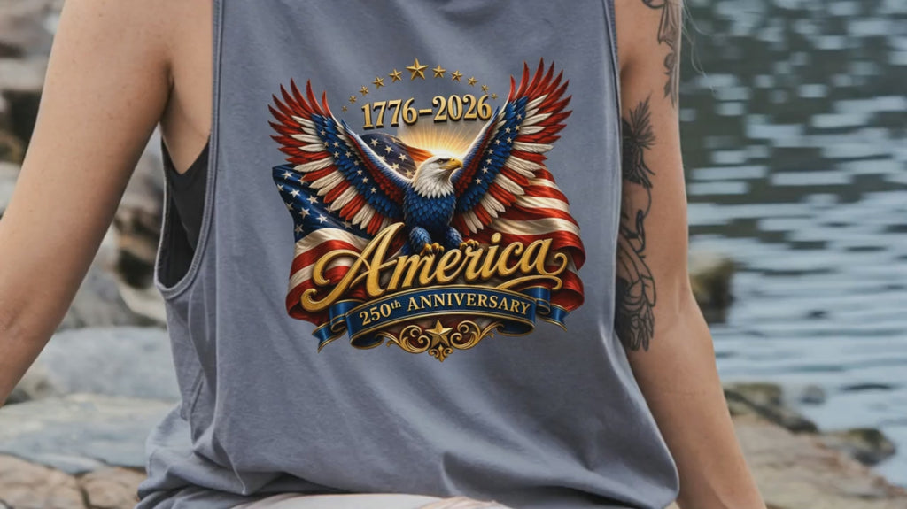 Patriotic 250 Years  - Adult Direct To Film Transfer