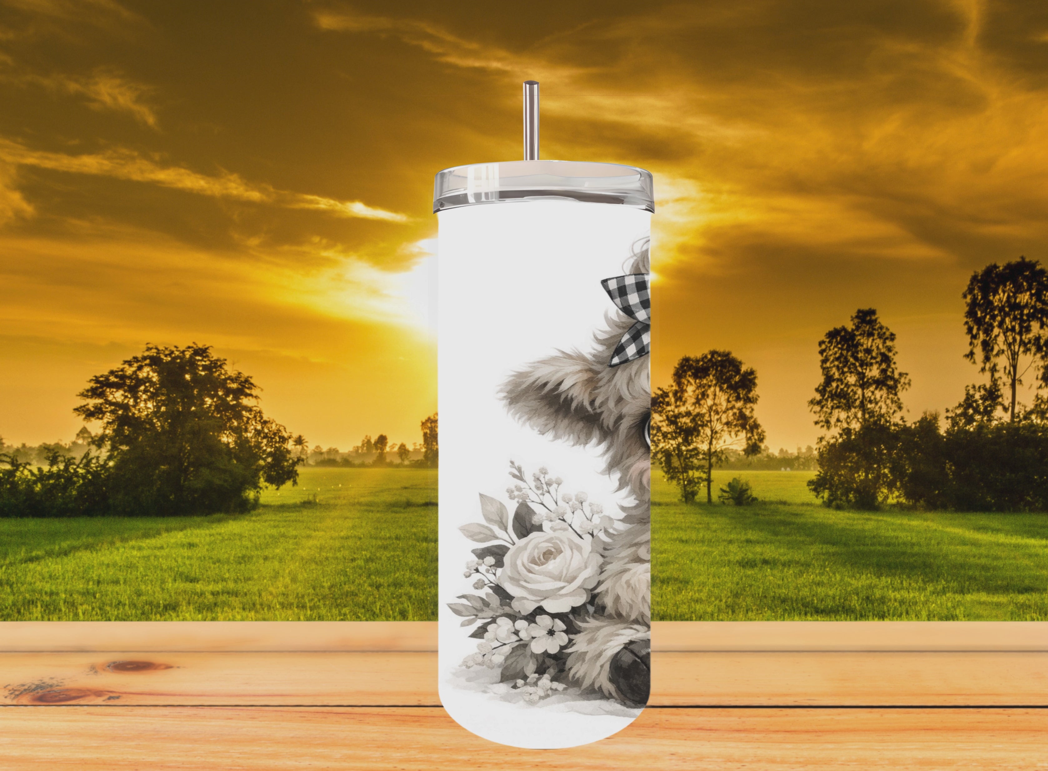 Highland Cow Ice Coffee - Tumbler Digital Download